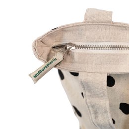 Duurzame Tote Bag met ritssluiting - NoMorePlastic - Spot On