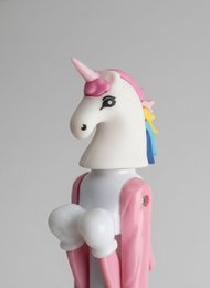 Bolígrafo novedoso de unicornio - Boxing Spring Action