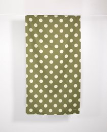 Towel Dots Olive Green