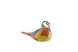 Glazen vogel "Colore" VE 4