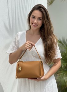 Boxy crossbodytas van echt leer, gemaakt in Italië, art. 112759