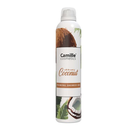 Camille Cosmetics | Foaming shower gel - Coconut - 200ml