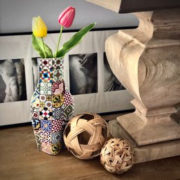 Modernista Fliser Bomuld Blomstervase