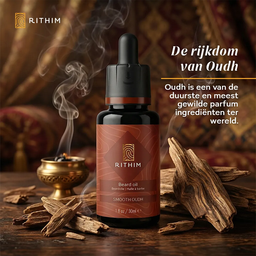 Olio di barba oudh liscio 30 ml