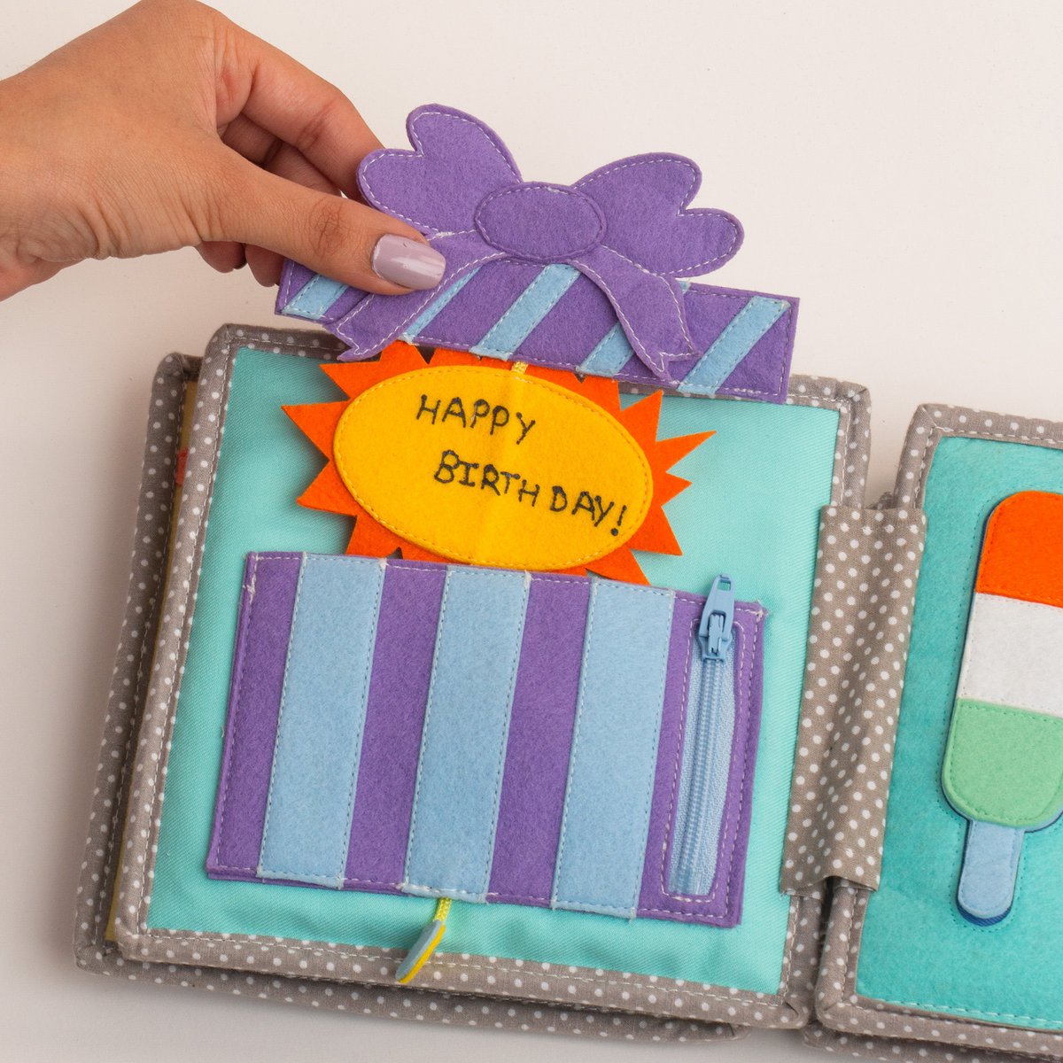 Happy Bearsday - 6 siders mini stille bog
