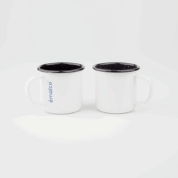Emaille-Kaffeebecher 400 ml | Draussen