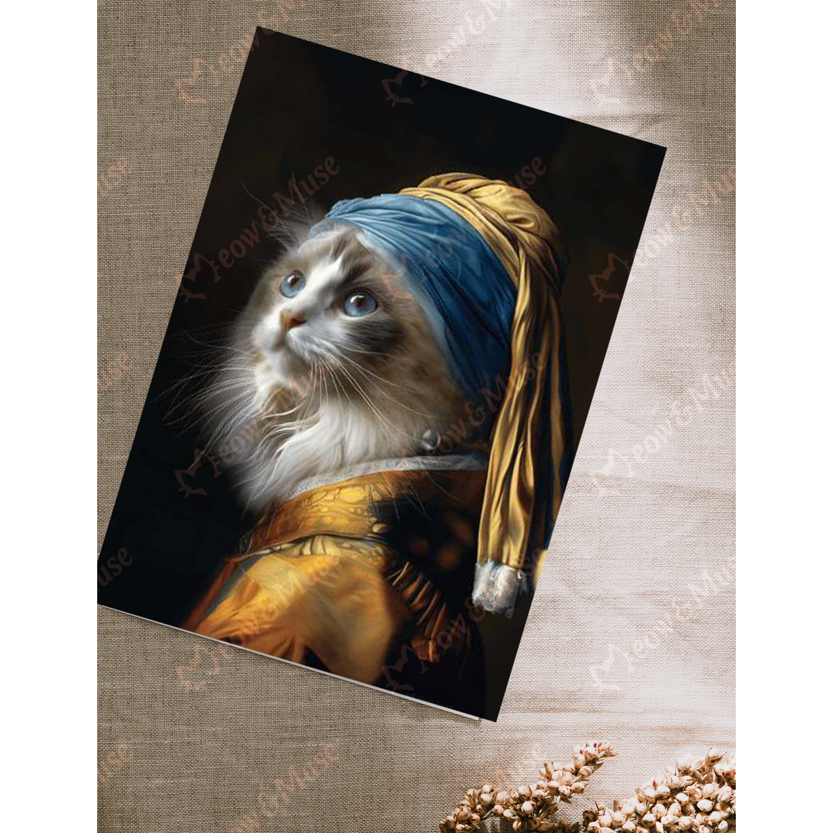 Ansichtkaart 'Vermeer Cat Ragdoll'