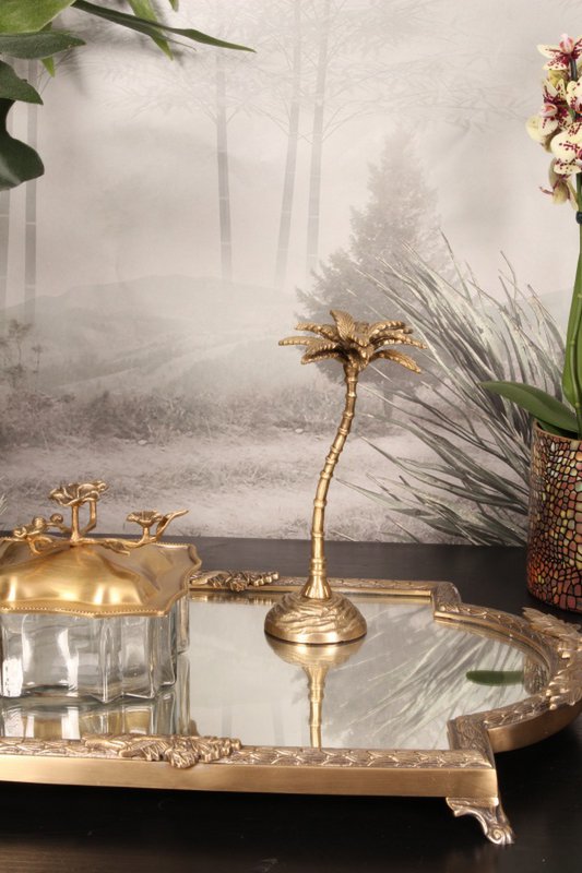 Palma decorativa in ottone 23,5 cm
