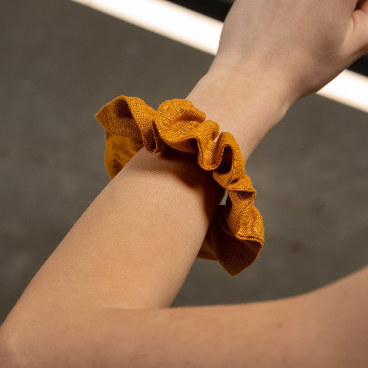 Elastico per capelli in lino