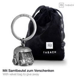 Motorhome key ring - cute camper Bulli lucky charm for camping fans and world travelers