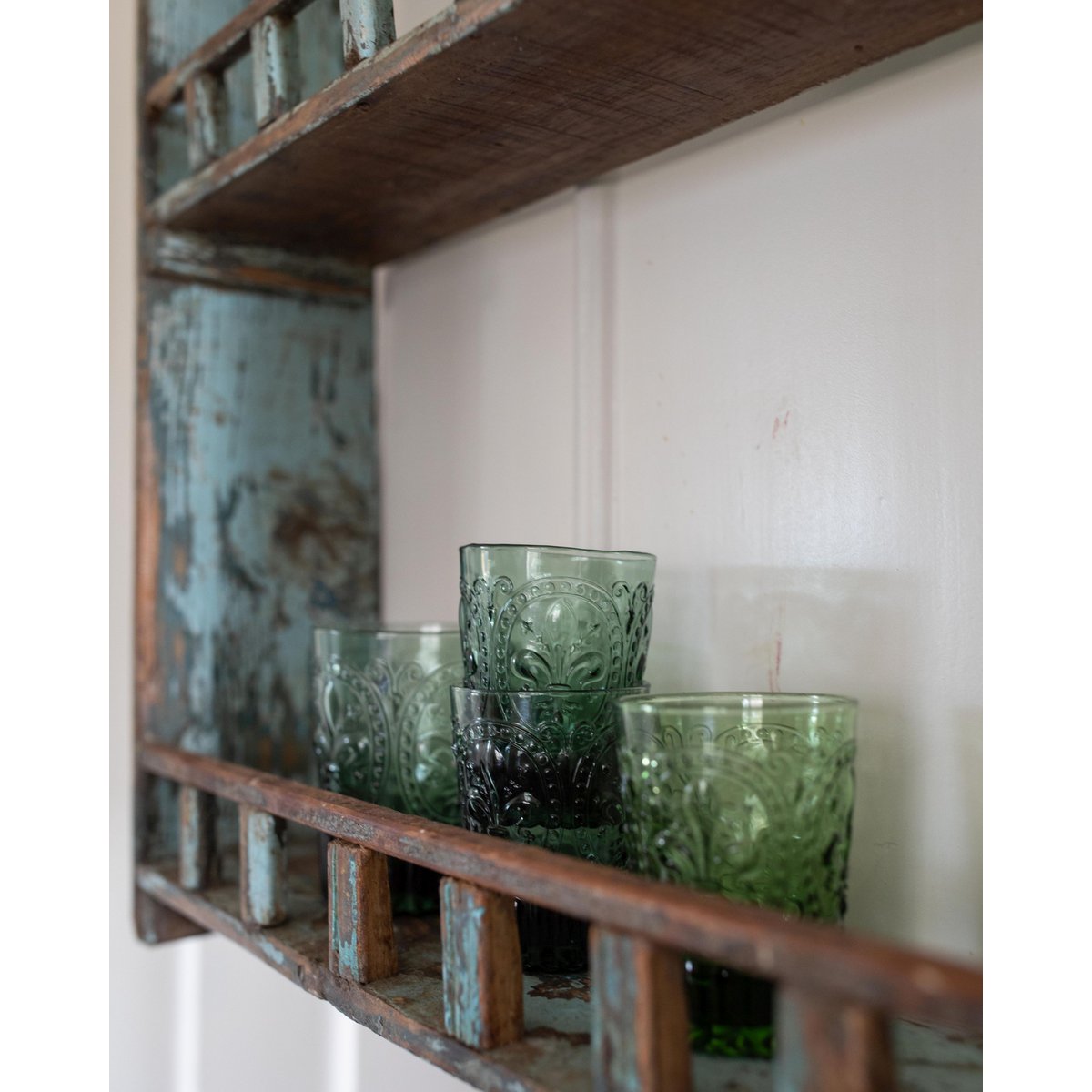 Fiore di Firenze glas klein, blauw