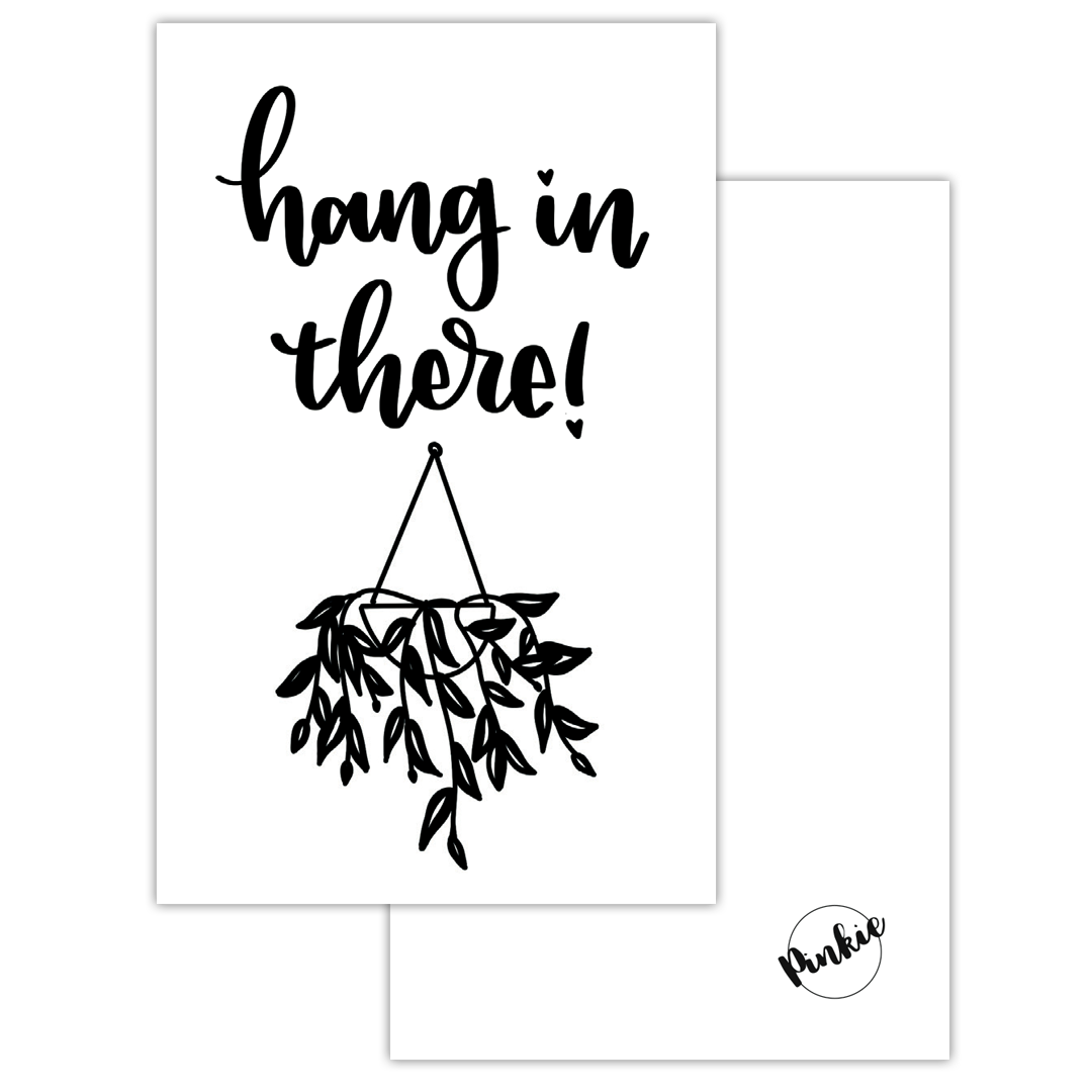 Minikaart hang in there