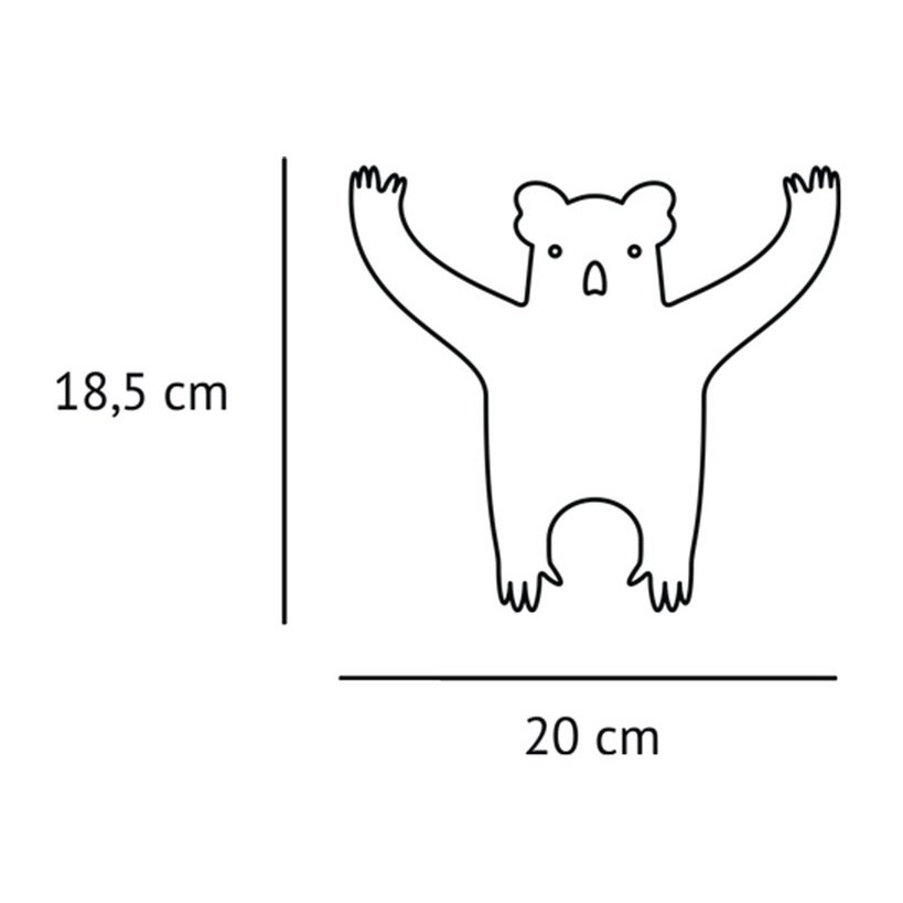 Support mural Koala