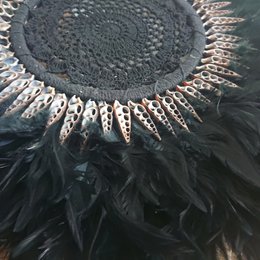 JUJUHAT MACRAME, black - 50 cm