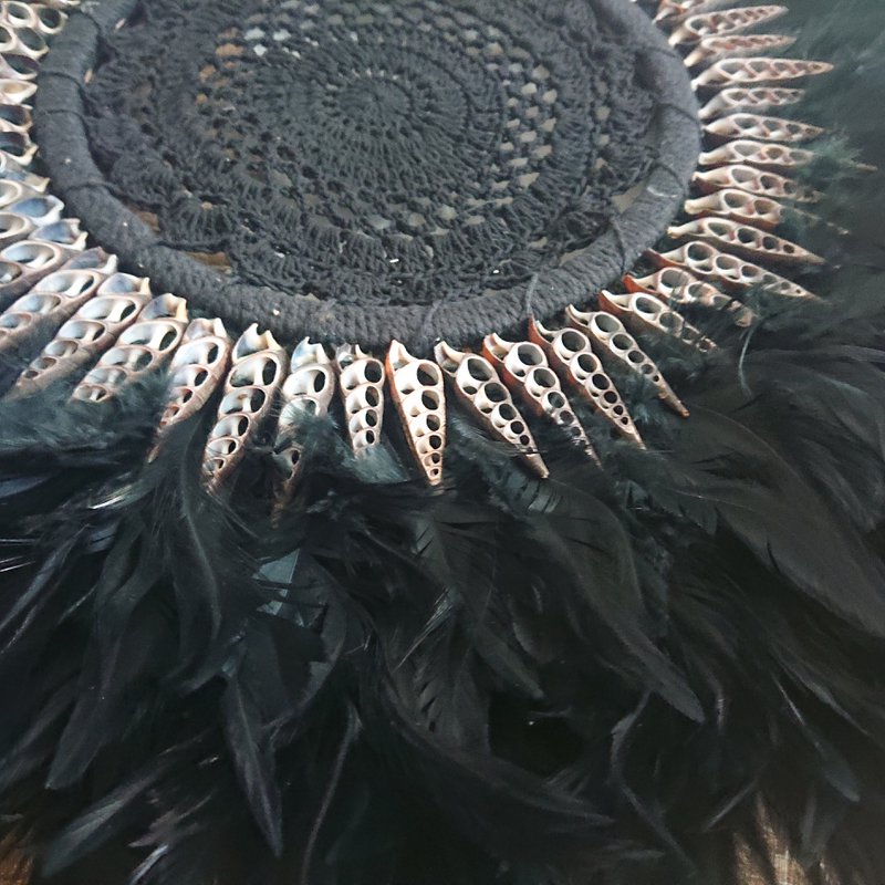 JUJUHAT MACRAME, schwarz - 50 cm