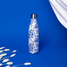Combo Lunchbox + izolowana butelka 500 ml - Toile de Jouy -