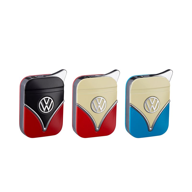 VW présentoir de 8 briquets Samba anti tempête métal :