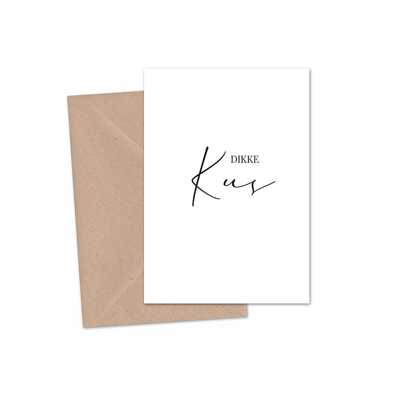 Kaart | 'Dikke kus'