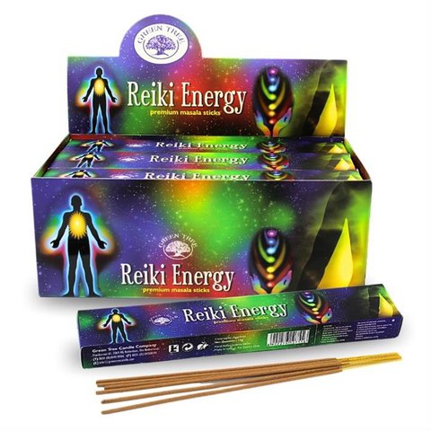 Green Tree Reiki Energy Hand Rolled Natural Incense Sticks