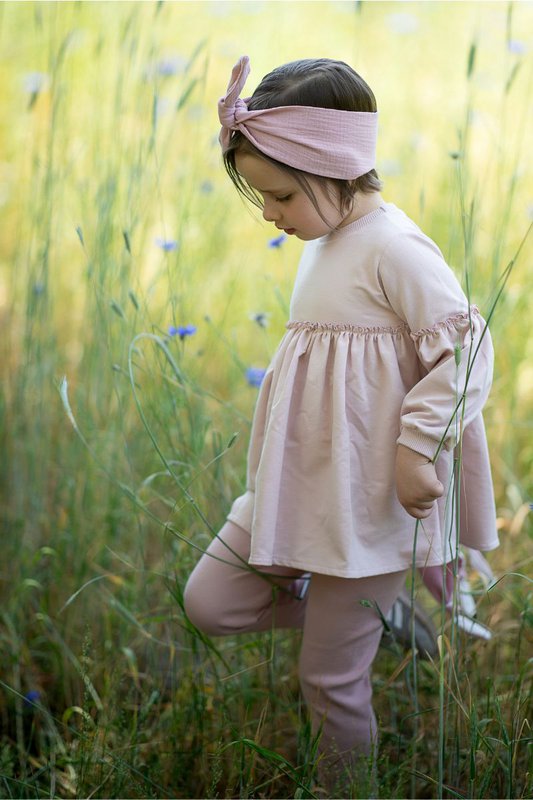 LEILA PINK leggings for girls