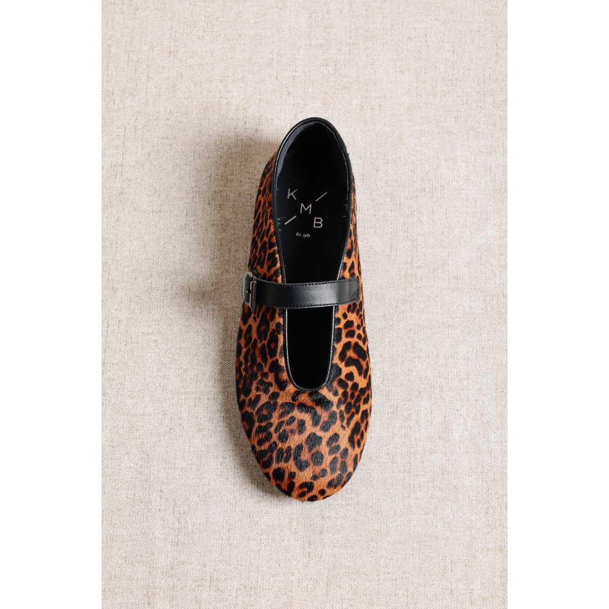 LIZA LEO – Mary Janes aus Kalbshaar mit Leopardenmuster