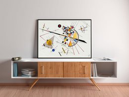Plakat Kandinsky - Łagodne napięcie