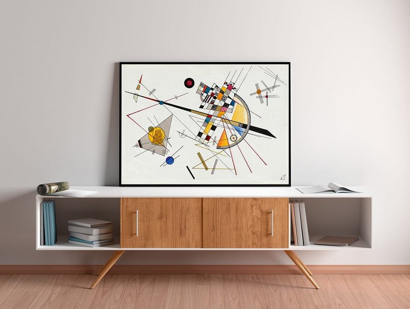 Plakat Kandinsky - Łagodne napięcie