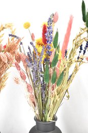 Dried flower bouquet - Color mix - 45 cm - Natural Flowers
