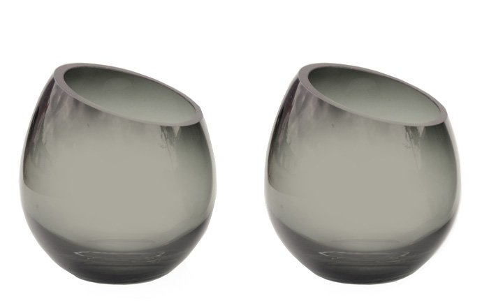 Thé-Light Holder - Moho Gray (ensemble de 2 pièces)