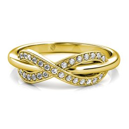 Anello Trist - Oro e cristallo