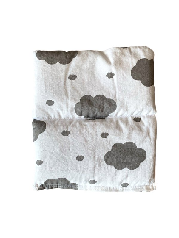 bolsa de granos de trigo baby "nubes"