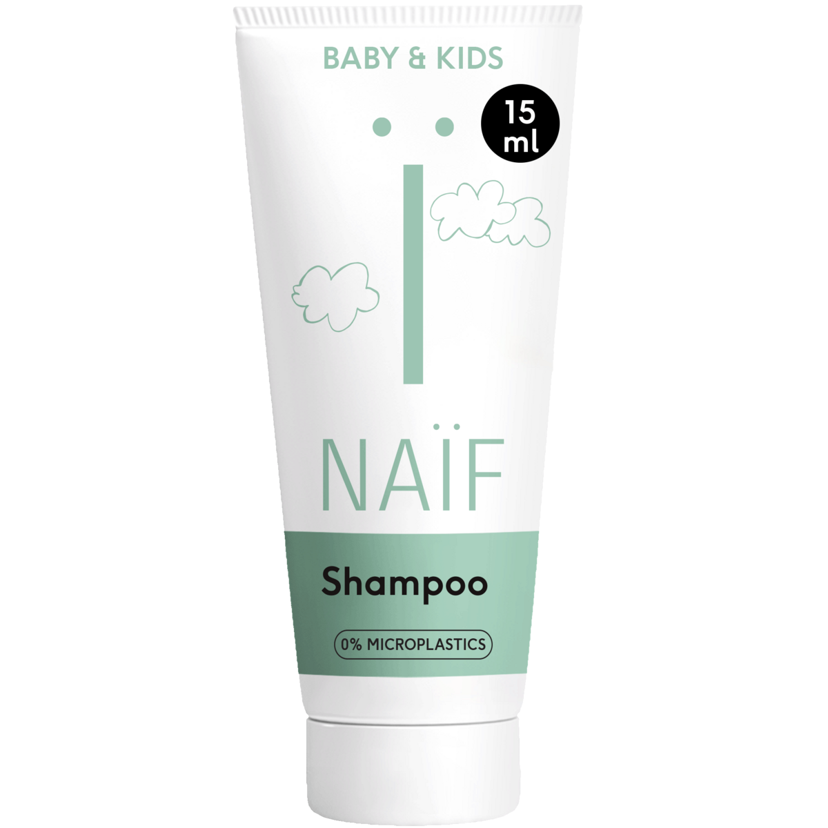 Naïf Voedende Shampoo voor Baby & Kids 15ml