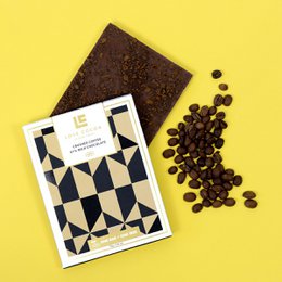 Barretta di cioccolato al latte 41% caffè macinato
