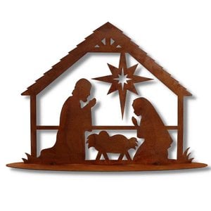 Kerststal om in te zetten