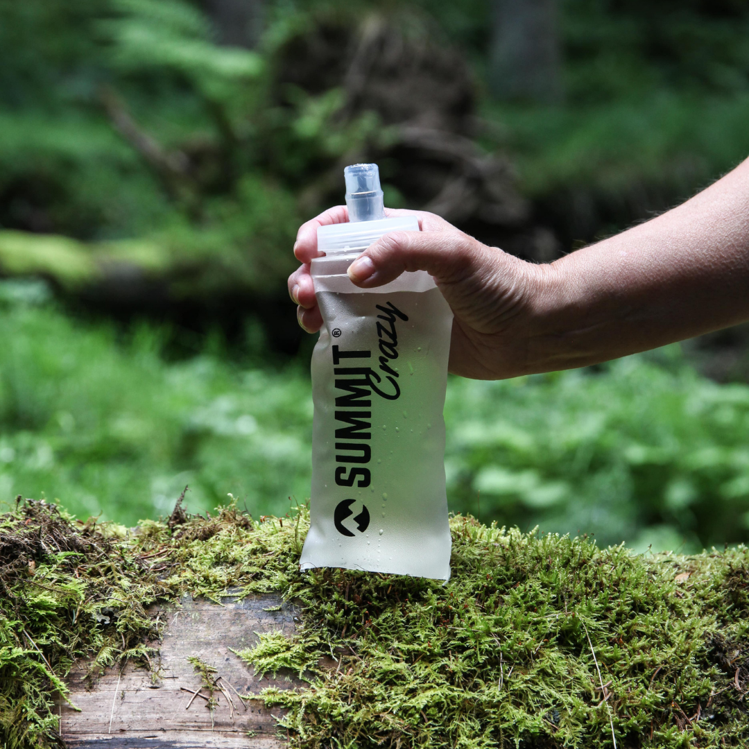 Wide Neck Soft Flask - Water bottle - Clear