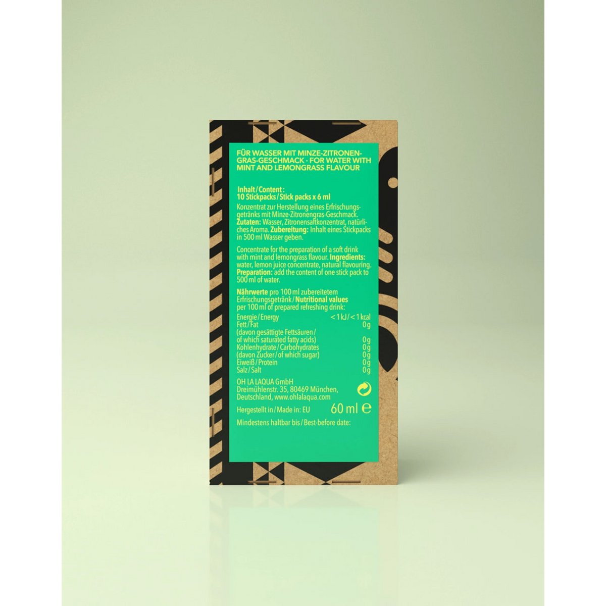 MENTA y LEMONGRASS • Para agua saborizada