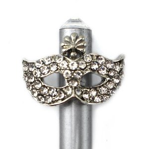 Silver pencil, silver mask