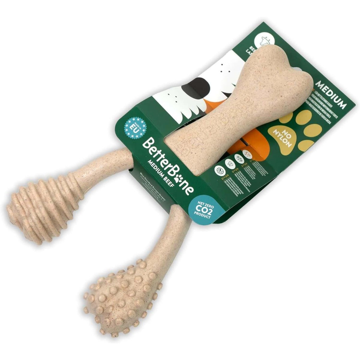 BetterBone Dogs Kauchebülen - Groot medium rundvlees (zonder nylon, CO2 neutraal in Europa)