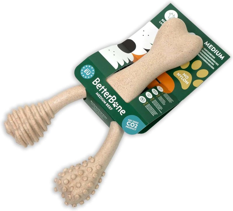 BetterBone Dogs Kauchebülen - Stor medium oksekød (uden nylon, CO2 neutral i Europa)