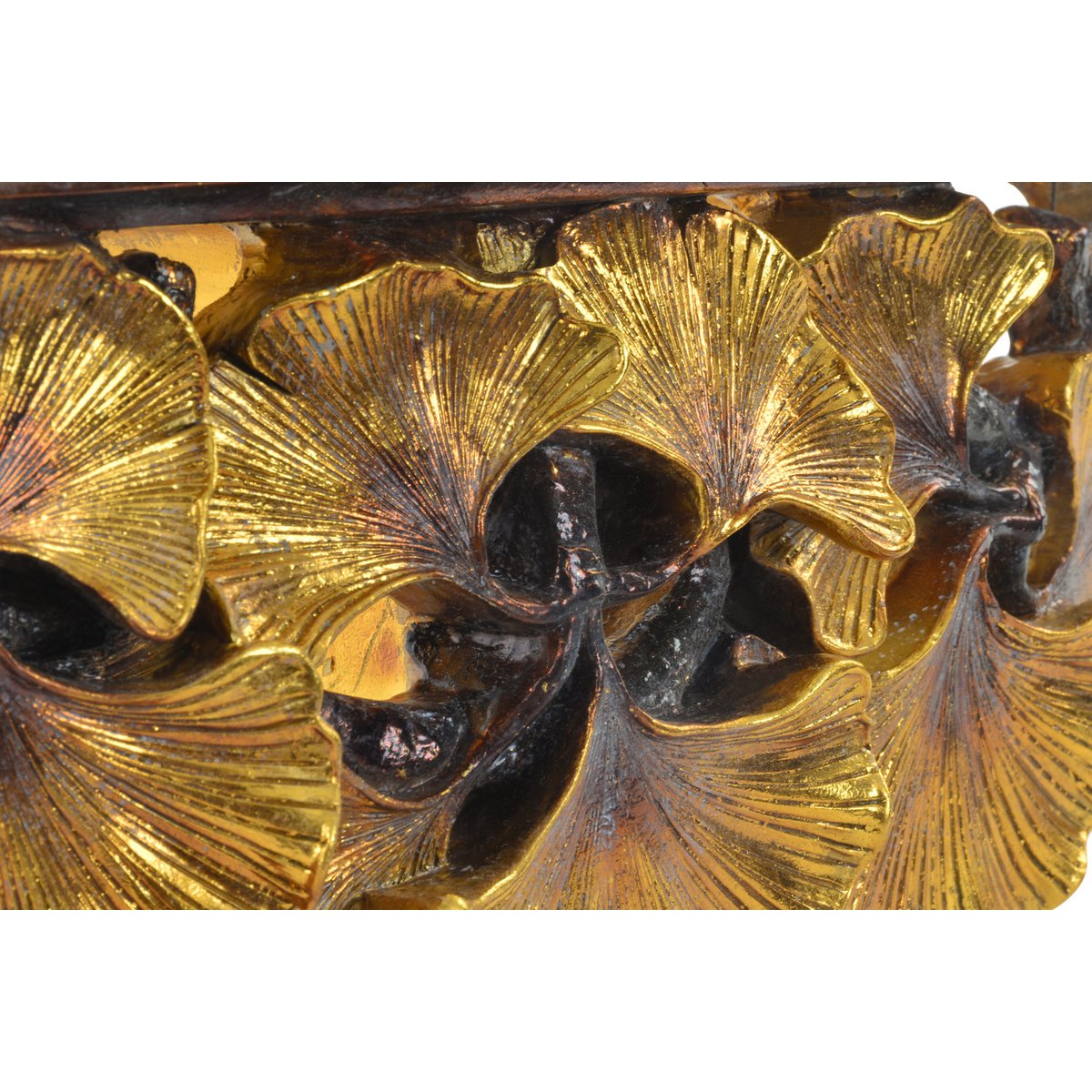 RESIN SHELF 46X11,5X14 SHEETS AGED GOLDEN MB195721