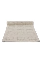 Alfombra quadro de lino y algodón mediana