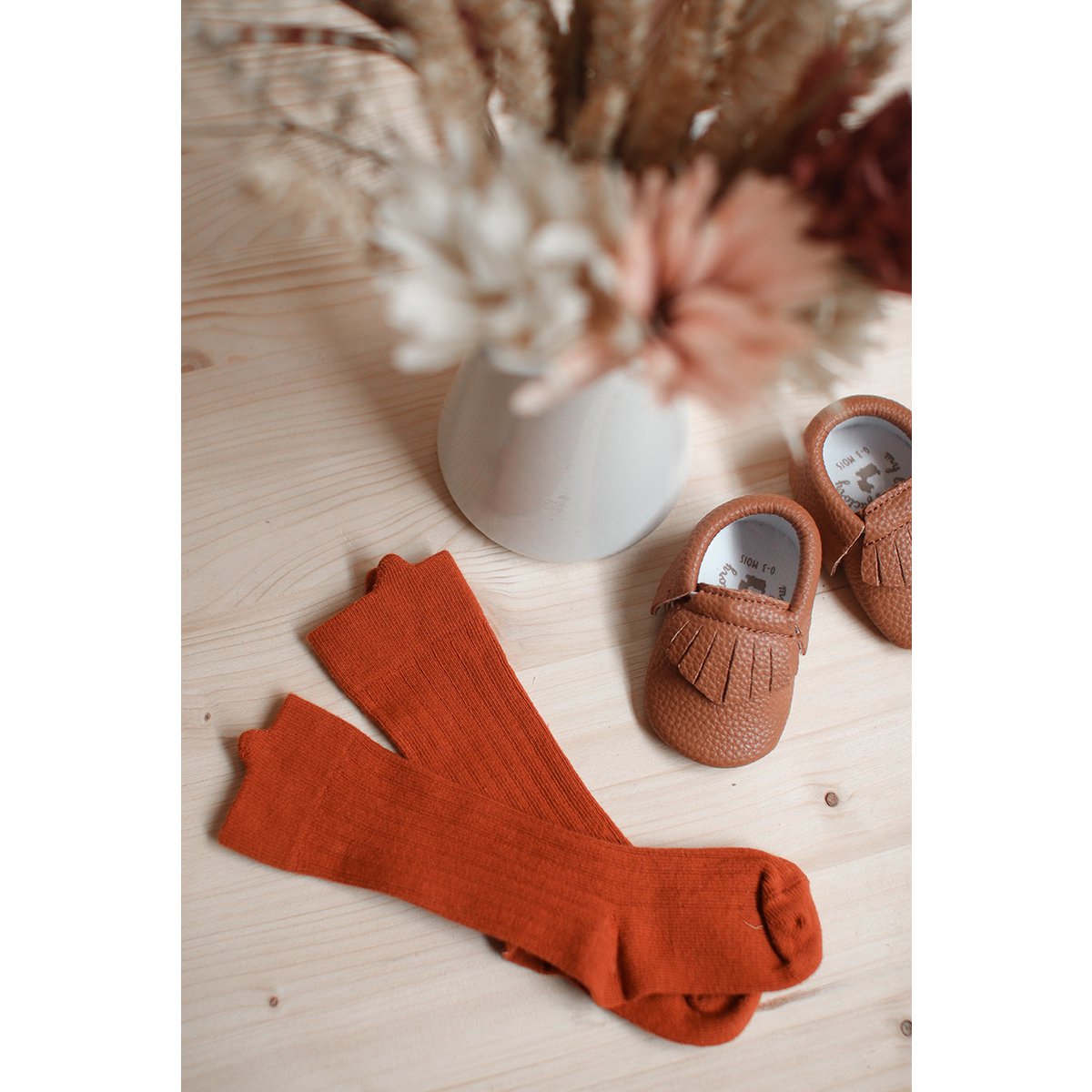 Hohe Socken mit Ohren