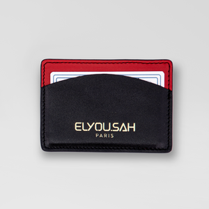 ELYOU.SAH ARUM card holder (black and red)