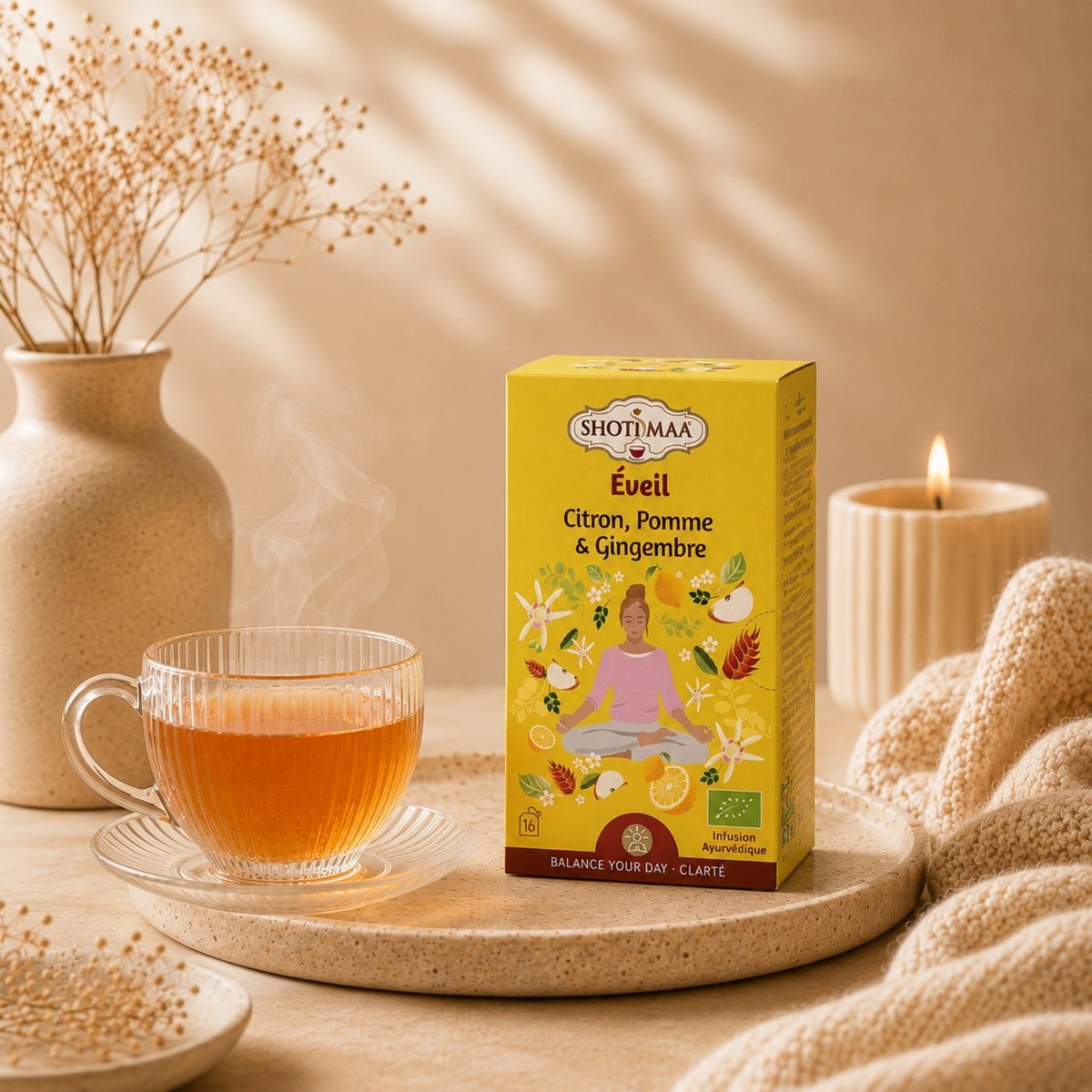 Té de Hierbas Orgánico Despertar Armonía – Infusiones Naturales para Armonizar Tus Días y Potenciar tu Bienestar – Infusión con ingredientes de alta calidad
