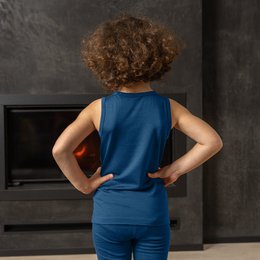Denim sans manches 160 g/m² pour enfants