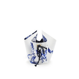 Hendrik' składany wazon / łuk wazon mały 'Delft Blue NO3'
