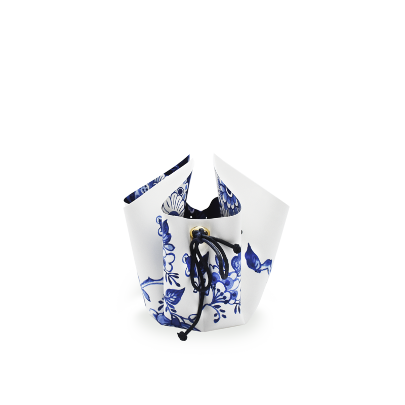 Hendrik 'Vase Pliable / Vase Arc Petit' Delft Blue NO3 '