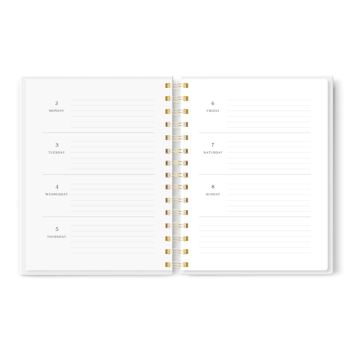 Spiral A5 Planner 2026 Bold Balance