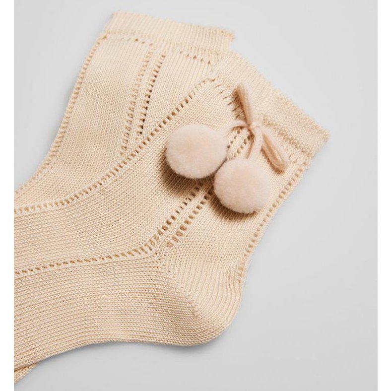 iN ControL 2pack JACQUARD sokken met pompoms