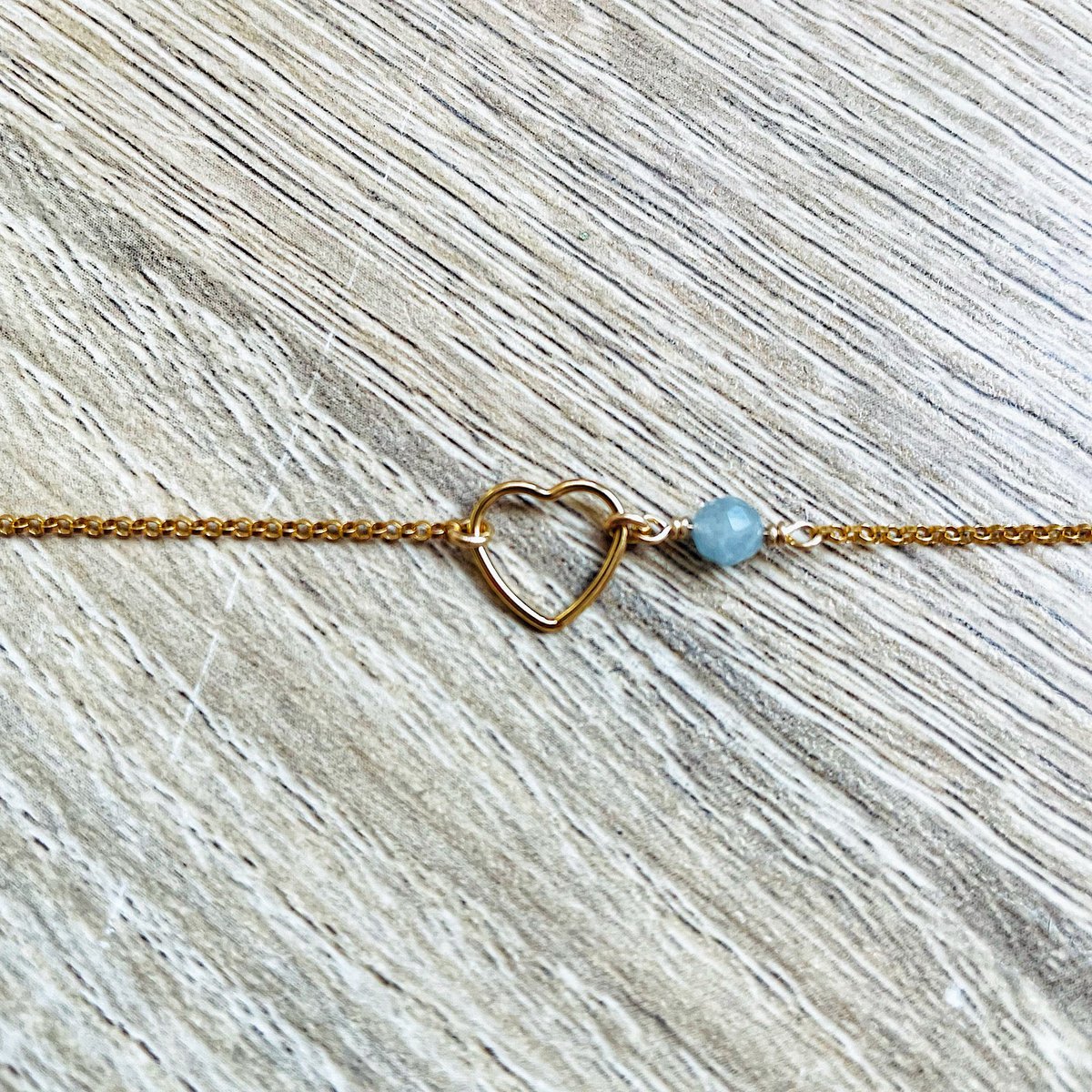 Brazalete de piedra natal de mi corazón